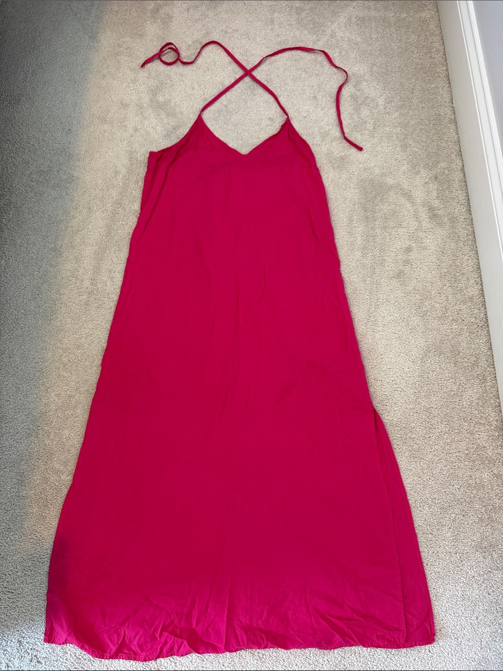 Old Navy M pink maxi dress 👗
